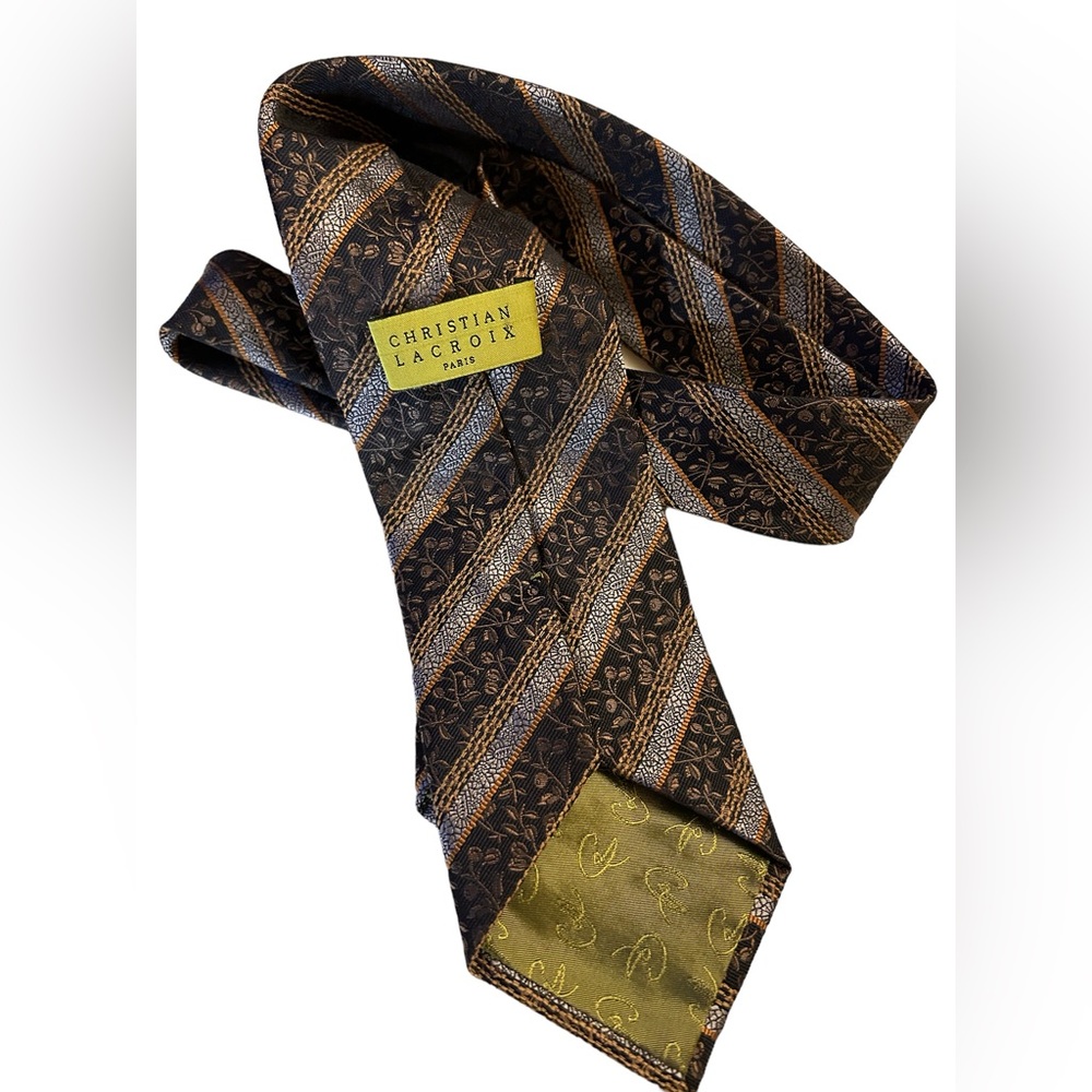 Christian Lacroix Silk Tie